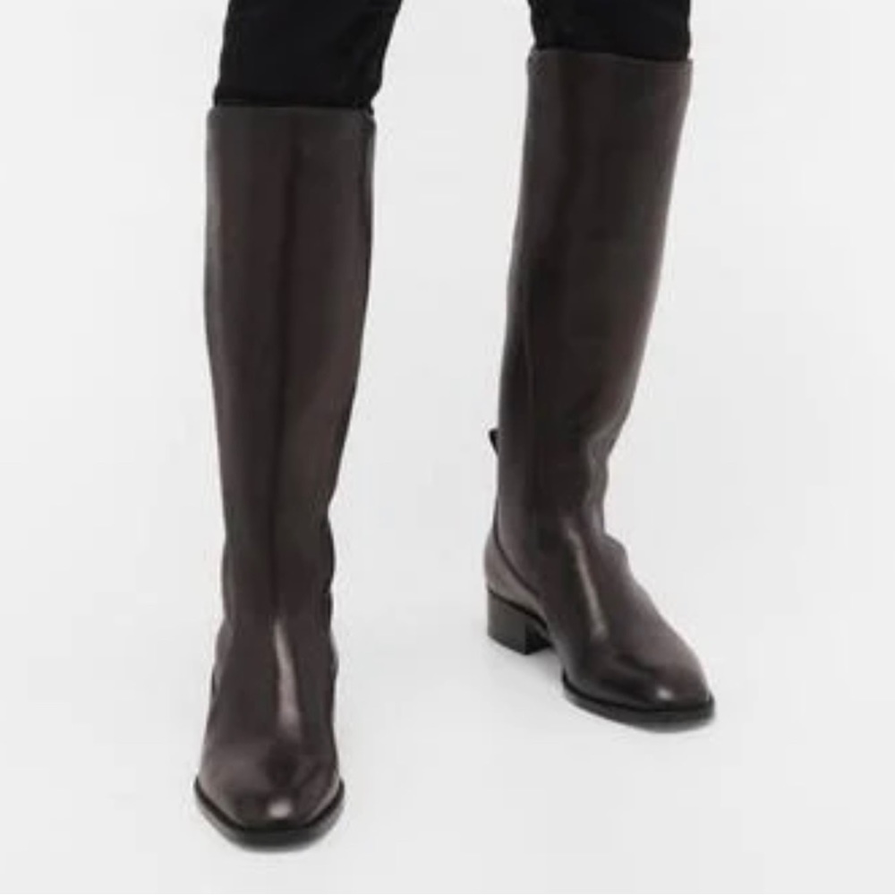 Christian Laboutin Tagastretch Flat Nappa/Black Knee high Boots